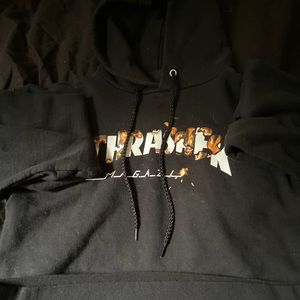 Black Flame Thrasher Hoodie